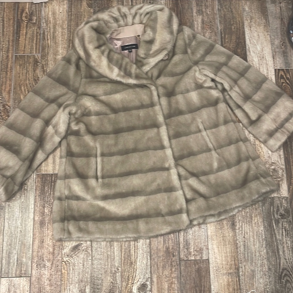 Jones New York Faux Fur Coat